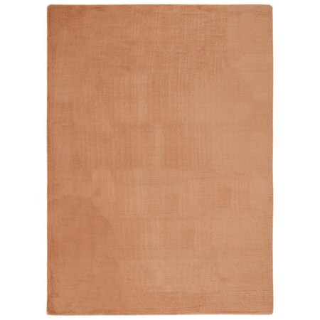 Safavieh 3 x 5 ft. Faux Rabbit Fur 500 Rectangle Area Rug - Brown FRF500T-3